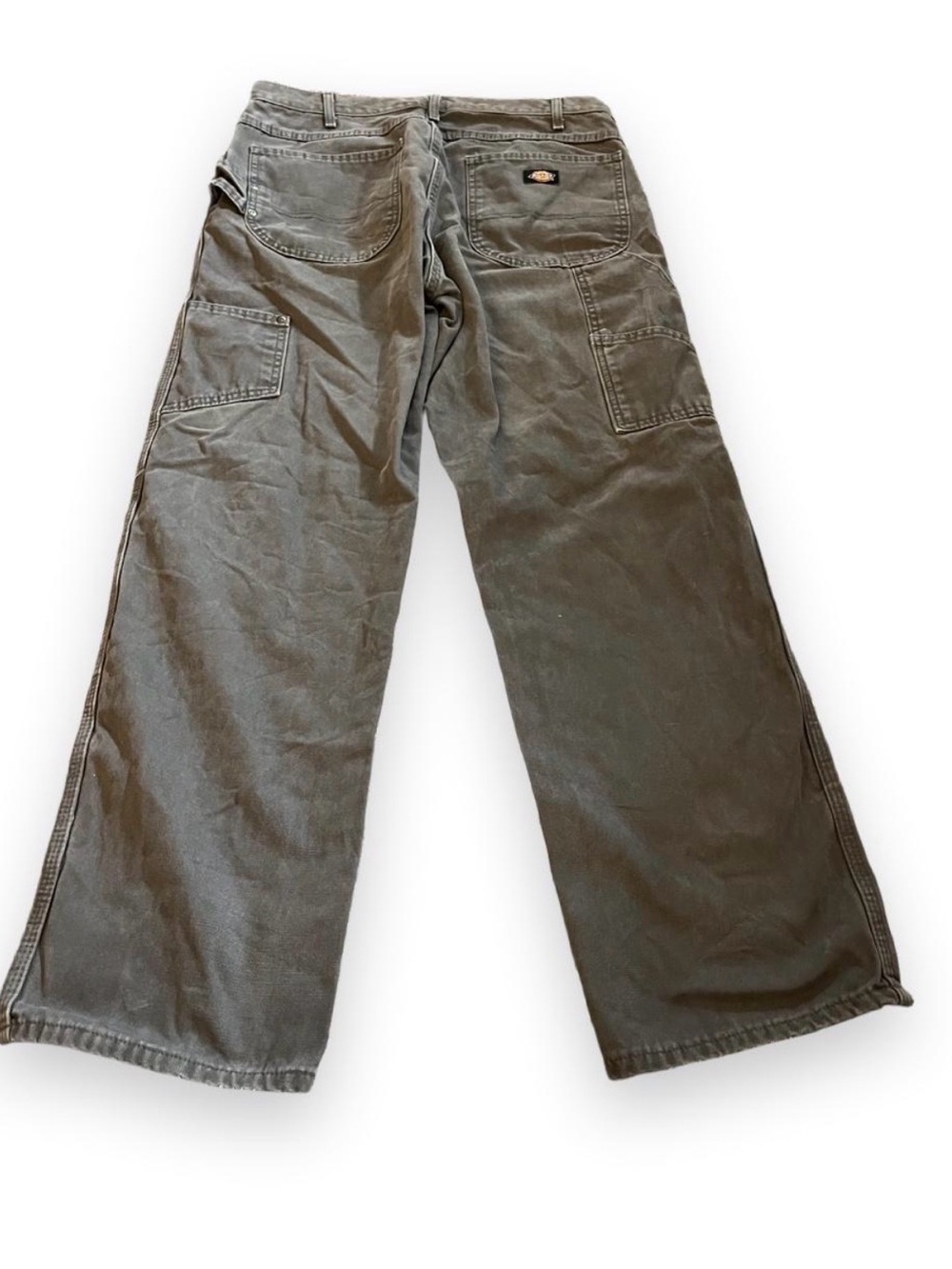 Men’s Dickies Carpenter Jeans Green Size 34x32 Workwear Utility Skater Y2K